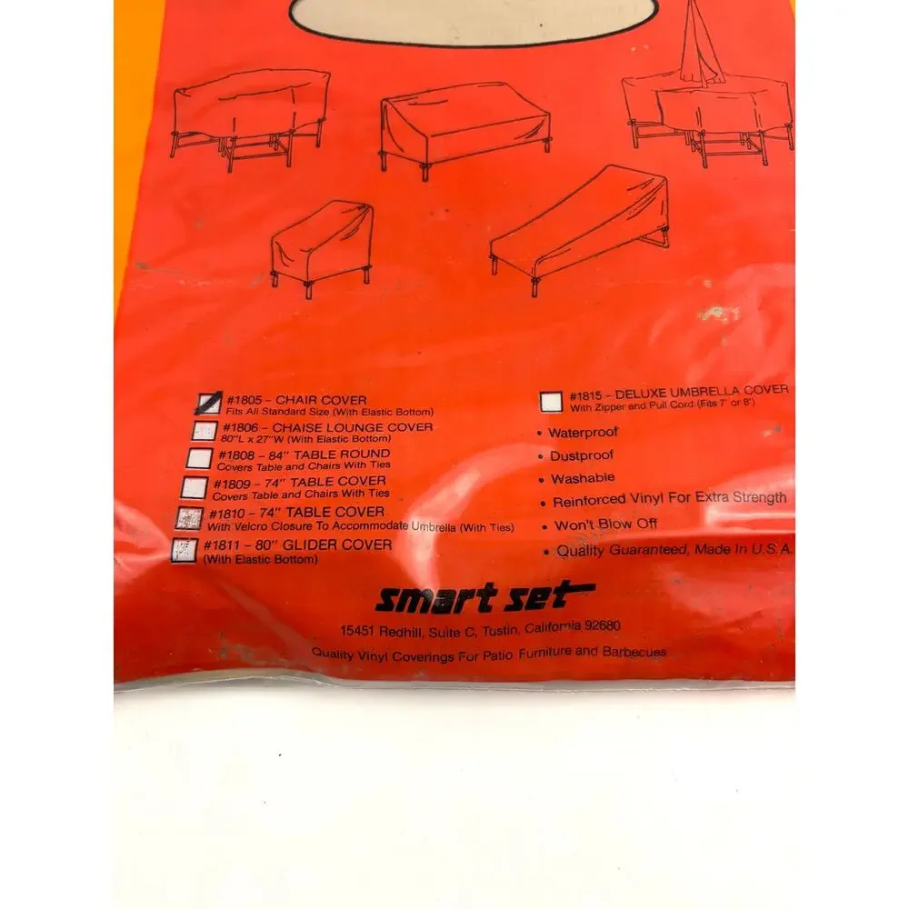 Vintage Outdoor Patio‎ Chair Cover Extra Strength Dustproof Waterproof NEW